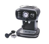 Avilia - Macchina Caffè Automatica 1100 W per Espresso e Cappuccino con Lancia Vapore, Compatibile con Cialde e Caffè Macinato, Serbatoio Rimovibile 1,2 L, Pressione 15 Bar