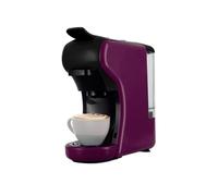 Avilia - Macchina Caffè Compatta Grace da 1450W con Arresto Automatico, Selezione Espresso Corto/Lungo, Interruttore ON/OFF e Compatibilità con Capsule e Cialde (Prugna)