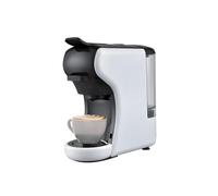 Avilia - Macchina Caffè Compatta Grace da 1450W con Arresto Automatico, Selezione Espresso Corto/Lungo, Interruttore ON/OFF e Compatibilità con Capsule e Cialde (Bianco)