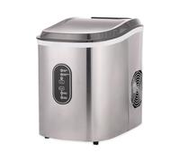 Avilia - Macchina Ghiaccio 15Kg/24h 105W in Acciaio Inox con Cubetti in 2 Misure per Bevande e Cocktail, Uso Domestico e Professionale, Rapida Produzione in 6 Minuti, Bassa Rumorosità
