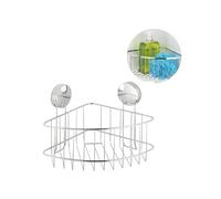 Avilia Mensola Angolare per Doccia - Mensola Portaoggetti per Doccia, per Sapone e Spugna, in Metallo, 26.5x18x19cm, Cromato