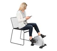 Avilia- Mini Cyclette da Casa Compatta e Salvaspazio per Allenamento Gambe e Braccia da Seduti, con Schermo LCD per Monitorare Tempo e Calorie, Ideale per Riabilitazione, Fitness Quotidiano e Anziani