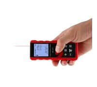 Avilia Misuratore Laser Professionale - Telemetro Laser Portatile con Schermo LCD da 4 a 50m - Misurazione Continua Area e Volume, con Memoria 50 Misure