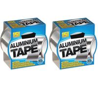 Avilia Nastro in Alluminio Ripara Perdite Resistente ad Alte Temperature e Waterproof 48mmx10m (Confezione da 2)