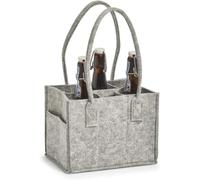 Avilia Organizer per 6 Bottiglie | Borsa in Feltro per Bottiglie | Borsa in Feltro con 6 Scomparti | Organizzazione Bottiglie | Organizer per 6 Bottiglie in Feltro 23,5x16,5x39cm