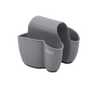 Avilia Organizer per Lavello - per Utensili da Pulizia, Appendibile, in Silicone Flessibile, Grigio, 12.5x9.5cm