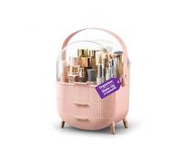 Avilia - Organizzatore Make Up Trasparente con Cassetti e Scomparti Regolabili per Trucchi e Accessori - Struttura Antipolvere, Impermeabile e Facile da Pulire per Organizer Bagno o Toeletta