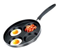 Avilia Padella Antiaderente 24cm con 4 Cerchi per Pancake, Uova, Hamburger - Rivestimento Senza PFOA, Compatibile con Piano a Gas, Elettrico, Ceramico, Facile da Pulire, Ideale per Cucina Salutare