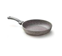 Avilia Padella per Cucina Salutare Senza Olio in Pietra - Antiaderente e Antigraffio, Facile da Pulire, Rivestimento Natural Stone, in Alluminio, 24cm, Made in Italy