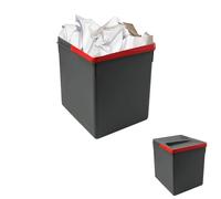 Avilia Pattumiera Differenziata per Cucina 15L, Bidoni da Interno con Manico Colorato - Cesto Spazzatura, Grigio Antracite, 26cm