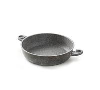 Avilia Pentolino Alto con 2 Manici Antiaderente - Tegame con Rivestimento in Pietra, Cottura Salutare Senza Olio, Resistente a Graffi, Ideale per Sughi e Brodi, 24cm, Made in Italy