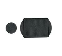 Avilia Plancia Grill Quadrata Antiaderente in Alluminio Pressofuso - Ideale per Bistecche, Verdure e Grigliate - Plancia Versatile - Bistecchiera Antiaderente - Grill per Bistecche - 28x28 cm, Nero