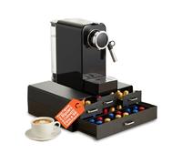 Avilia - Porta Cialde Caffè a 4 Cassetti Capienti con Manici Ergonomici, Organizer Cucina Salvaspazio per Capsule e Cialde, Facile da Pulire e Ideale per Coffee Station Elegante