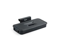 Avilia Porta Sacchetti Spazzatura Appendibile - con Coperchio Capacità 4.5kg, 24.5x13.5x5.5cm, Nero