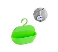 Avilia Portaoggeti per Doccia - Cestino Portaoggetti Appendibile, in Plastica, 26x9x23cm, Verde