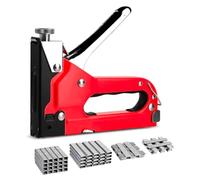 Avilia Puntatrice Manuale 3in1 con 600 Punti Ideale per Bricolage e Professionisti - Chiodatrice con Gancio di Sicurezza, Regolazione Rapida della Profondità e Puntine di Ricambio, 23x14x3.5cm