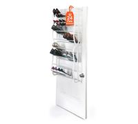 Avilia Scarpiera da Porta o Cabina Armadio Salvaspazio in Metallo Resistente - Ideale per Riporre e Organizzare 24 Paia di Scarpe Mantenendo in Ordine Ingresso o Camera - Facile da Montare e Durevole