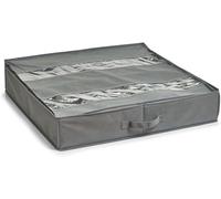 Avilia Scatola Contenitore Calzature in Tessuto non Tessuto - Organizer per Scarpe - Contenitore Flessibile per Scarpe - Organizer Calzature per Armadio - 60x60x13 cm, Grigio