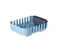 Avilia Scolapiatti e Posate da Cucina Blu - Design Modulare con Sistema di Drenaggio Integrato per Asciugatura Rapida e Pratica - in Plastica resistente e Facile da Pulire