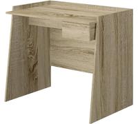 Avilia Scrivania da Ufficio con Cassetto - Scrivania per Pc - Scrivania per Studio e Lavoro - 90x60x80 cm, Rovere