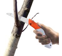 Avilia - Seghetto Potatura Pieghevole 40 cm con Lama in Acciaio e Manico Antiscivolo - Attrezzi per Giardinaggio Compatti e Sicuri per Taglio Rami e Legno
