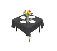 Avilia Set 100 PZ Tovaglia TNT Coprimacchia Monouso - Tovaglie per Tavole da Cucina - Tovaglie Monouso per Ristoranti - Tovaglie Monouso per Feste - 100x100 cm, Nero