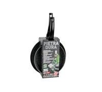 Set 2 Padelle Antiaderenti con Fondo ad Induzione - Padelle Antiaderenti per Cottura senza Olio, in Alluminio Riciclato e Rivestimento Dura-Tech e Manico in Bachelite, 22 e 26cm