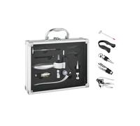 Avilia - Set Apribottiglie Vino con Valigetta Sommelier 6 Pezzi, Cavatappi Professionale, Accessori Vino per Stappare e Servire, Idea Regalo Uomo Elegante e Funzionale