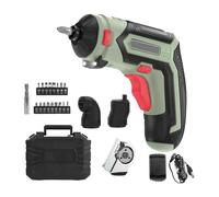 Avilia Set Avvitatore Multifunzione 4V con Batteria 1,5 Ah e Valigetta - Mini Trapano con 26 Accessori, con Motore in Rame e Luce LED Integrata