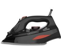 Avilia Sistema Stirante a Vapore Antigoccia, con Piastra in Ceramica - Ferro da Stiro con Vapore Disinfettante e Colpo di Vapore, Doppio Sistema Anticalcare, 3000W, 370ml, Nero