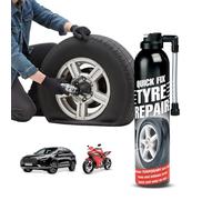 Avilia Spray Riparazione Rapida Pneumatici - Set da 2, Spray Emergenza Pneumatici per Forati, 300ml, Universale per Bici, Moto, Auto