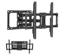 Avilia Staffa TV da Parete Full Motion - Braccio Televisore per Schermi 26-65 Pollici, Regolabile in Inclinazione, Livellamento, Rotazione e Allungamento, Carico Massimo 50kg, 18.6x47.4cm