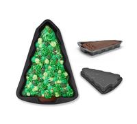 Avilia Stampo a Forma di Albero Antiaderente in Alluminio 38x26cm - Ideale per Torte, Biscotti, Pasticcini o Altri Dolci a Tema Natalizio - Facile da Usare e Facile da Pulire - Creativo