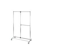 Avilia Stender Appendiabiti Regolabile - Stender per Camera da Letto e Cabina Armadio, in Metallo, 116x188x49cm, Cromato