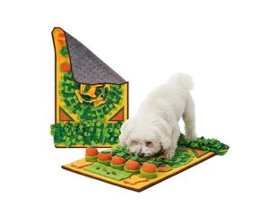 Avilia Tappeto Olfattivo Grande per Cani - Gioco di Attivazione Mentale per Ricerca Cibo e Snack - Snuffle Mat Lavabile e Antiscivolo Contro Noia e Stress - Ideale per Addestramento 79x48.5cm