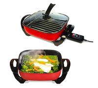 Avilia Tegame Antiaderente Digitale Multifunzionale 5,5L 1500W con Display, Timer e Temperatura Regolabile - Ideale per Cuocere, Bollire, Stufare e Riscaldare Velocemente - Lavabile in Lavastoviglie