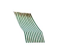 Avilia Tenda da Sole Idrorepellente 150x300cm Verde/Bianco in Poliestere, Resistente ai Raggi UV, Design Elegante e Trasparente per Terrazzi, Giardini e Balconi