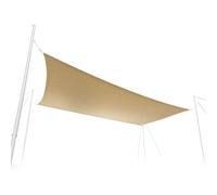 Avilia Tenda da Sole Quadrata Beige 3x3m - Protezione UV, Antipioggia e Antivento - Impermeabile, Resistente al Sole - Ideale per Giardino, Terrazza e Balcone - in Poliestere Traspirante