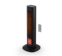 Termoventilatore Ceramico 2000W con Telecomando, Timer 12h ed Effetto Fiamma