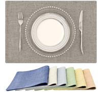 Avilia Tovagliette Americane in Tessuto Assorbente e Resistente 45x32cm - Ideale per Proteggere il Tavolo da Calore o Urti e Facile da Pulire - Ottima per Colazione, Pranzo o Cena - Vari Colori