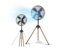 Avilia Ventilatore a Piantana Silenzioso con Treppiedi Richiudibile e Stabile 50W - 3 Velocità Ideale per Adattarsi ad Ogni Esigenza e Rinfrescarsi in Gioranate Calde - Altezza della Testa Regolabile