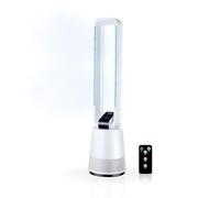 Avilia - Ventilatore a Torre Silenzioso con Telecomando e Display LED, 3 Velocità, Timer e Oscillazione, Ventilatore Senza Pale da Terra per Aria Fresca Uniforme e Design Moderno Elegante