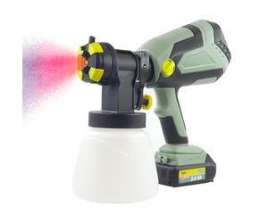 Avilia Verniciatore Spray a Batteria 20V, HVLP con Regolatore di Flusso - Tecnologia Bassa Pressione, 3 Ugelli, Ideale per Fai Da Te, Legno e Metallo