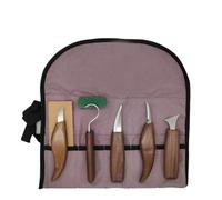 AVIMYA 7PCS Wood Carving Tools with Carving Hook Knife Wood Whittling Knife Chip Carving Knife Sharpener for Beginners Woodworking Kit
