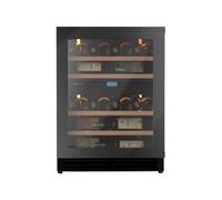 PRONTA CONSEGNA - Avintage Cantinetta vino sottopiano da incasso AVU50PLATINUM finitura nero da 60 cm