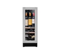 Avintage Cantinetta vino sottopiano da incasso AVU22TX1 finitura inox/nero da 30 cm