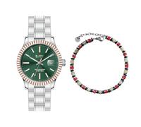 Avion AV1015EE Orologio da polso da uomo in acciaio inossidabile con bracciale in acciaio in omaggio e con confezione sonora