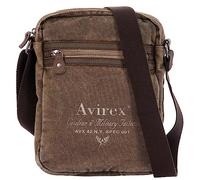 Avirex Collezione 140506, Borsello Tracolla Grande, Cross-body Bag Large, Borsa Uomo, Colore Verde Kaki