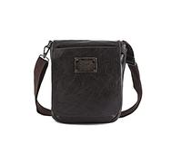 Avirex Borsello Uomo a Tracolla in Eco pelle, Borsa a tracolla Uomo impermeabile con Tasche a Zip in stile vintage, Collezione Buffalo BFL01 (Marrone)