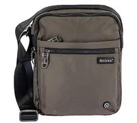 Avirex Borsello Uomo con Tracolla Regolabile, in Poliestere Lavabile, Borsa a Tracolla Uomo con Tasche a Zip, Collezione Bomber BMB04 (Green)